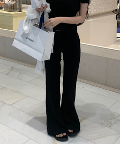コットンパンツ アイスクーリングパンツ BLACK