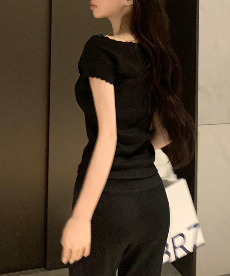 オフレースTシャツ BLACK