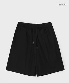 ショートパンツ コットンバンディングハーフパンツ