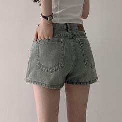 ショートパンツ ウォッシングデニムショートパンツ VINTAGE BLUE
