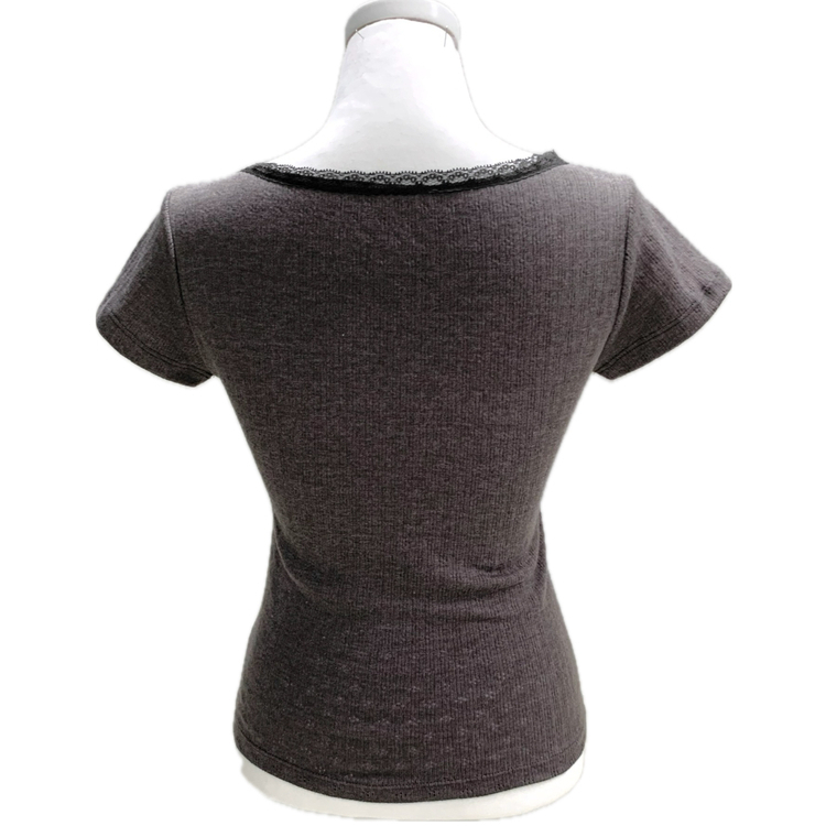 パンチングレース半袖Tシャツ