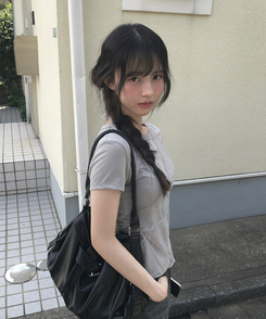 半袖Tシャツ ドットシースルーレイヤード半袖Tシャツ GREY