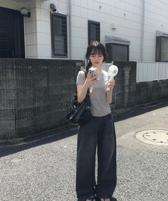 半袖Tシャツ ドットシースルーレイヤード半袖Tシャツ GREY