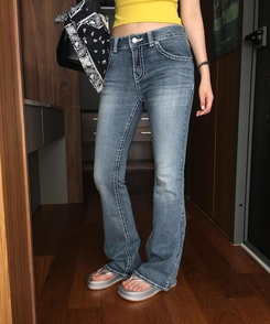デニム イフデニムブーツカットパンツ LIGHT DENIM