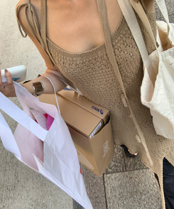 ミニワンピース 【マフラー付き】ボヘミアンワンピース BEIGE