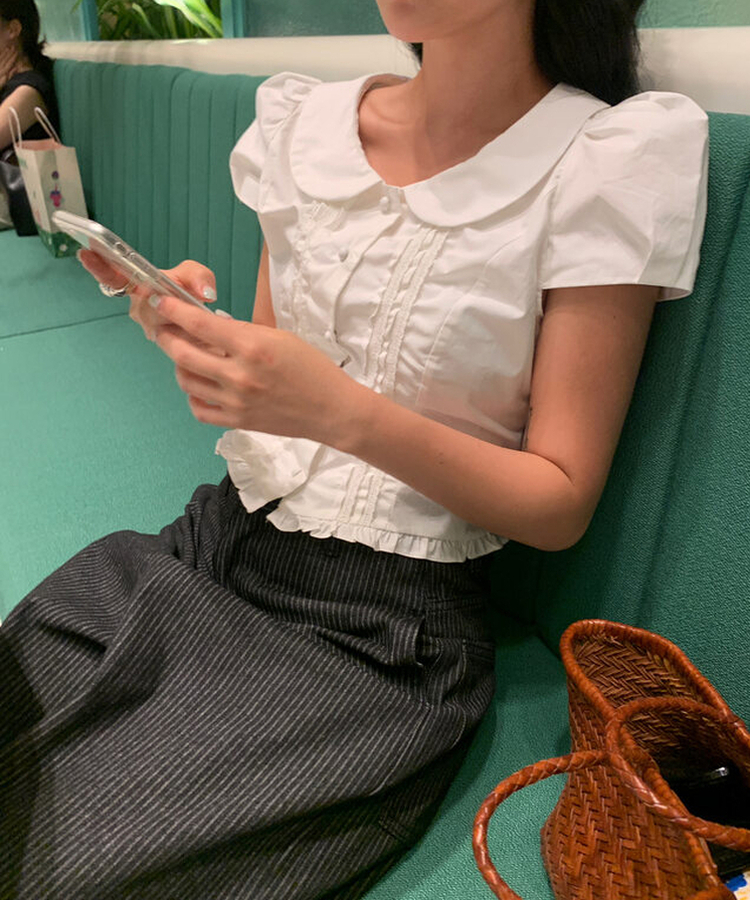 コイパフブラウス WHITE
