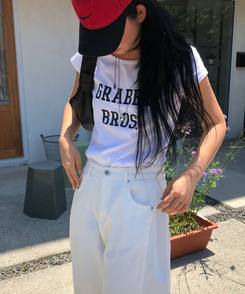半袖Tシャツ ブロステ半袖Tシャツ WHITE