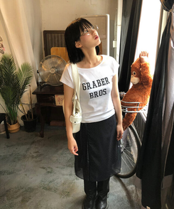 半袖Tシャツ ブロステ半袖Tシャツ WHITE