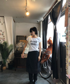 半袖Tシャツ ブロステ半袖Tシャツ WHITE