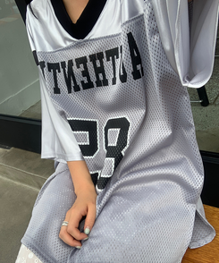 半袖Tシャツ 85スポーティー半袖Tシャツ SILVER GRAY