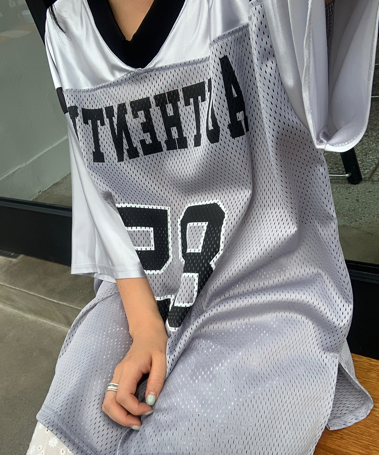 85スポーティー半袖Tシャツ SILVER GRAY