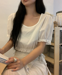 ブラウス ビットブラウス IVORY