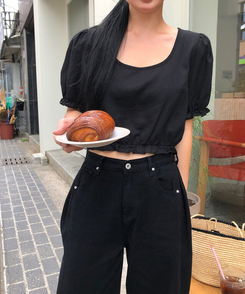 ブラウス ビットブラウス BLACK