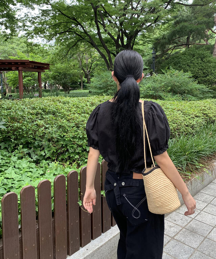 ビットブラウス BLACK