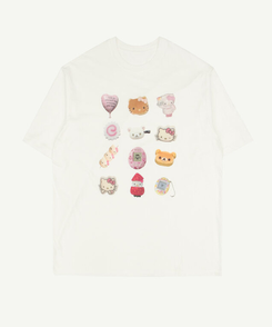 半袖Tシャツ キティージップ半袖Tシャツ