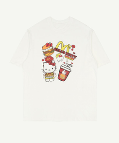半袖Tシャツ キティージップ半袖Tシャツ