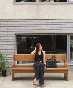 ベスト ホルターネックビスチェ BLACK