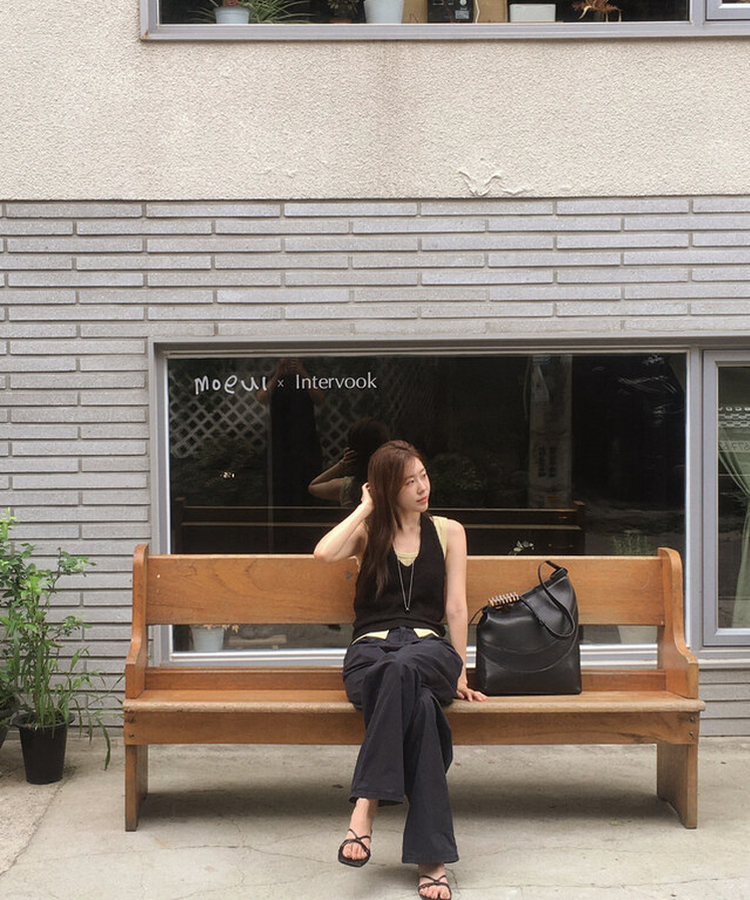 ホルターネックビスチェ BLACK