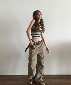 ポケットカーゴパンツ KHAKI