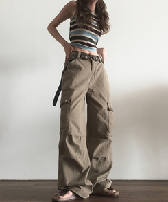 ポケットカーゴパンツ KHAKI