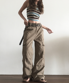 ポケットカーゴパンツ KHAKI