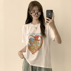 半袖Tシャツ ウォーリーくま半袖Tシャツ IVORY