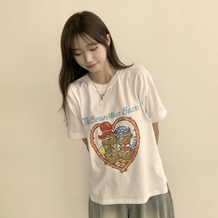 半袖Tシャツ ウォーリーくま半袖Tシャツ IVORY