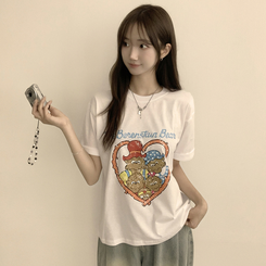半袖Tシャツ ウォーリーくま半袖Tシャツ IVORY