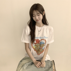 半袖Tシャツ ウォーリーくま半袖Tシャツ IVORY