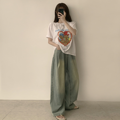 半袖Tシャツ ウォーリーくま半袖Tシャツ IVORY