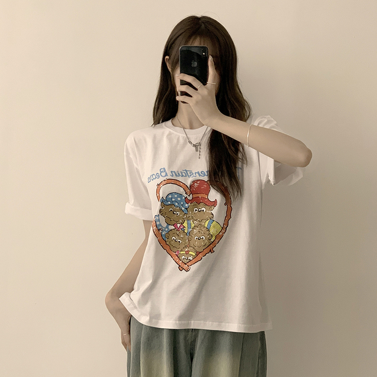 半袖Tシャツ ウォーリーくま半袖Tシャツ IVORY