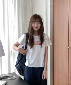 半袖Tシャツ コットンプリンティング半袖Tシャツ IVORY