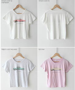 半袖Tシャツ コットンプリンティング半袖Tシャツ