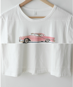 半袖Tシャツ コットンプリンティング半袖Tシャツ