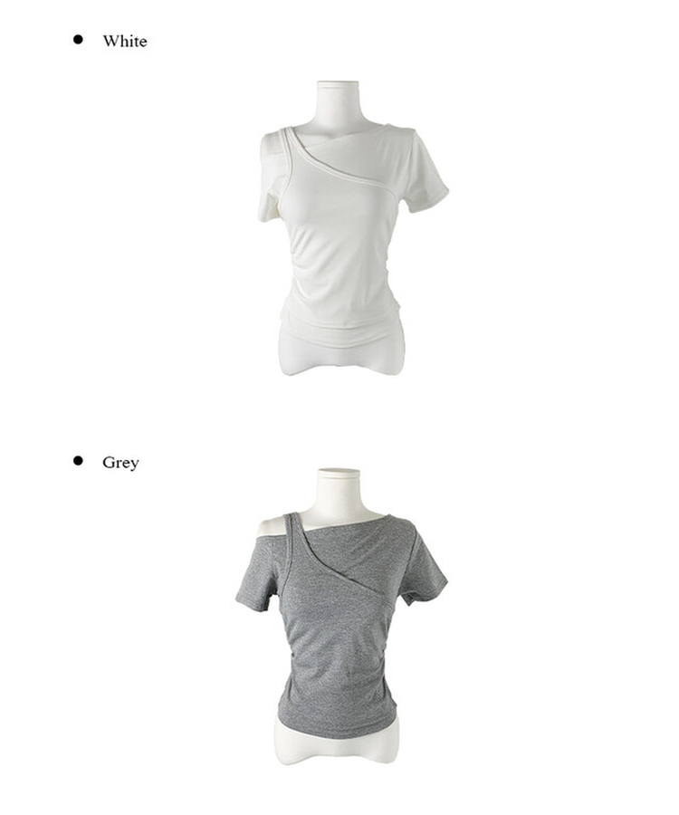 半袖Tシャツ レイヤードシャーリングオフキャミソールTシャツ