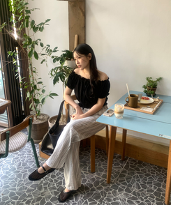 メッシュメリージェーンシューズ BLACK