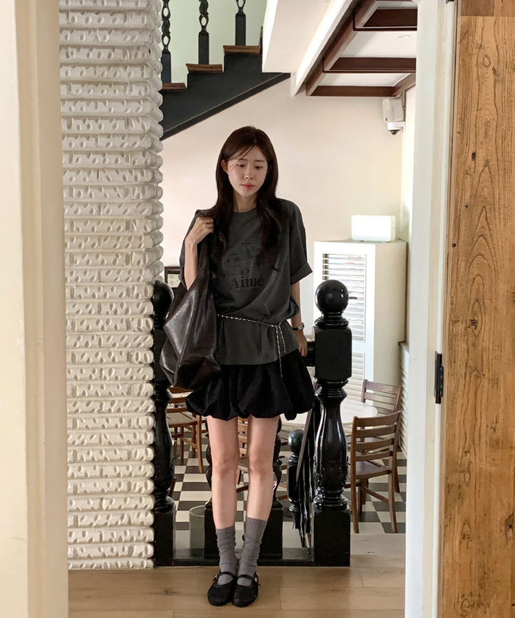 メッシュメリージェーンシューズ BLACK