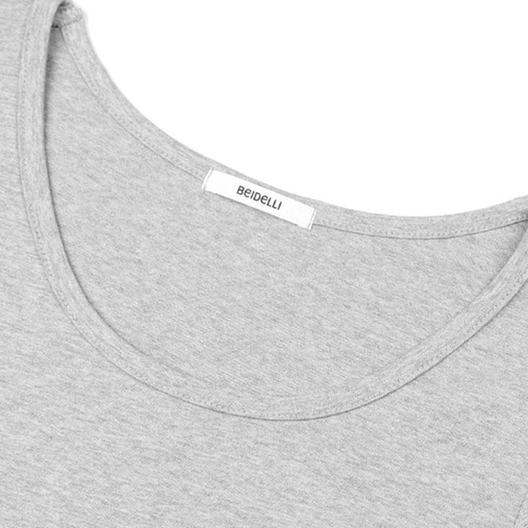 レタリングUネック半袖Tシャツ