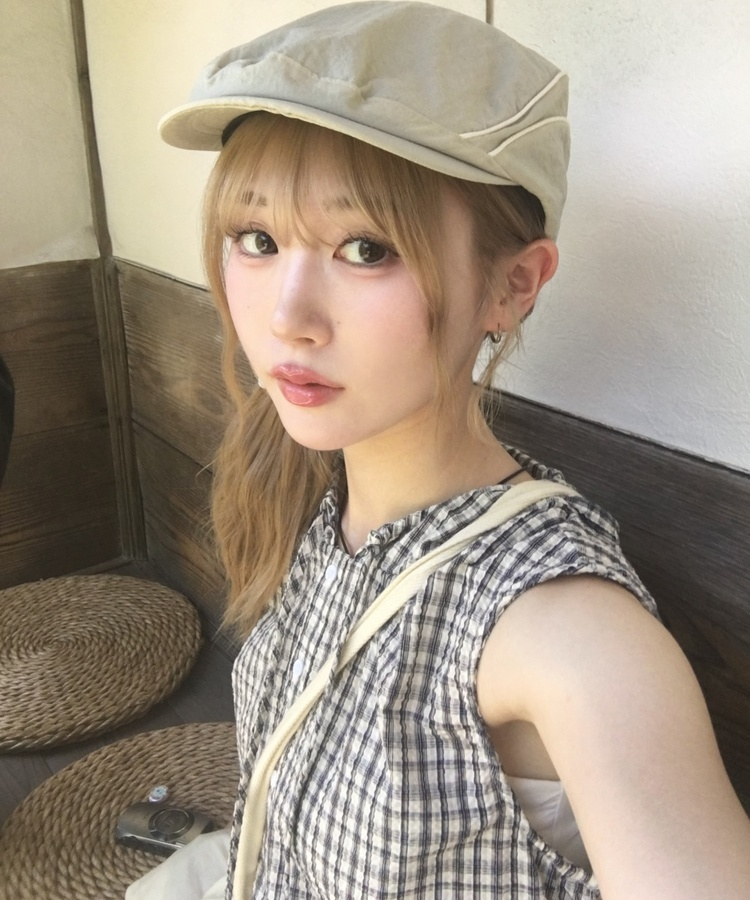 사이드 헌팅 모자 베이지