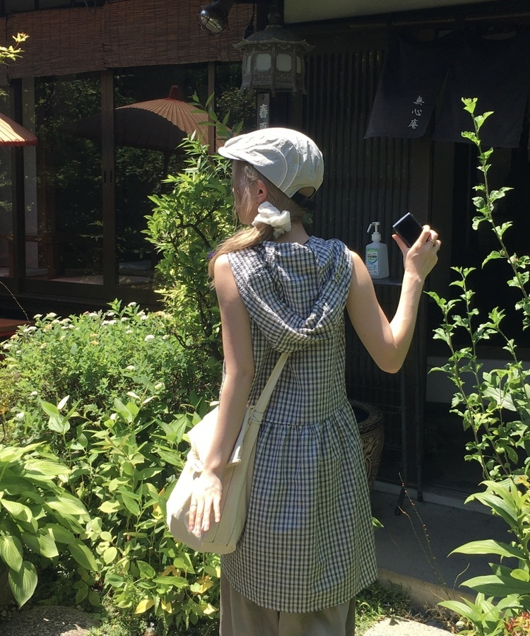 사이드 헌팅 모자 베이지