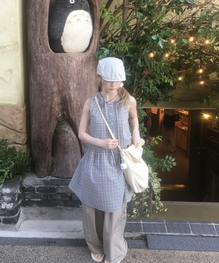 사이드 헌팅 모자 베이지