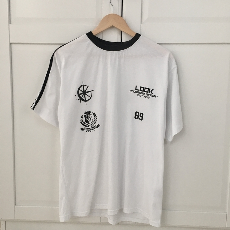 89バックラインバイカラー半袖Tシャツ