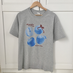 半袖Tシャツ ブルーアップルリボン半袖Tシャツ