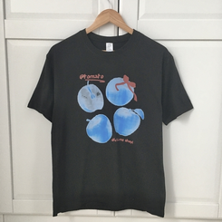 半袖Tシャツ ブルーアップルリボン半袖Tシャツ