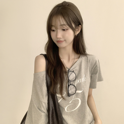 ワンオフルーズ半袖Tシャツ(5color) GREY