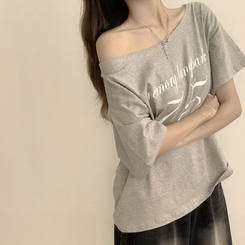 ワンオフルーズ半袖Tシャツ(5color) GREY