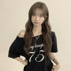 ワンオフルーズ半袖Tシャツ(5color) BLACK