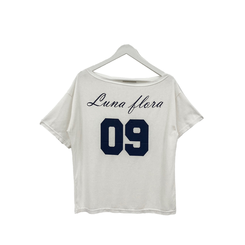 ナンバーレタリングルーズ半袖Tシャツ