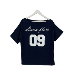 ナンバーレタリングルーズ半袖Tシャツ