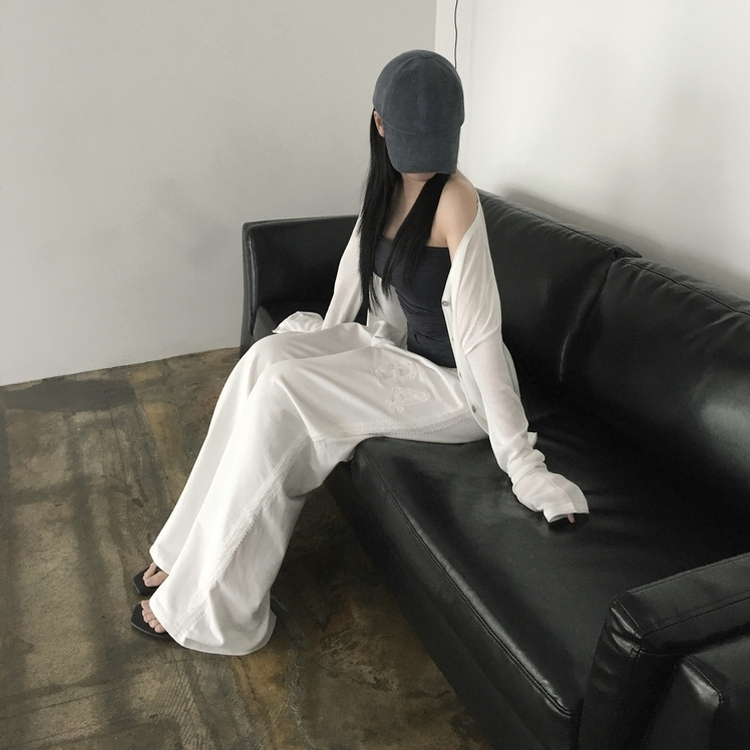 ボタンクーリングルーズカーディガン IVORY